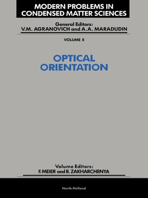 cover image of Optical Orientation